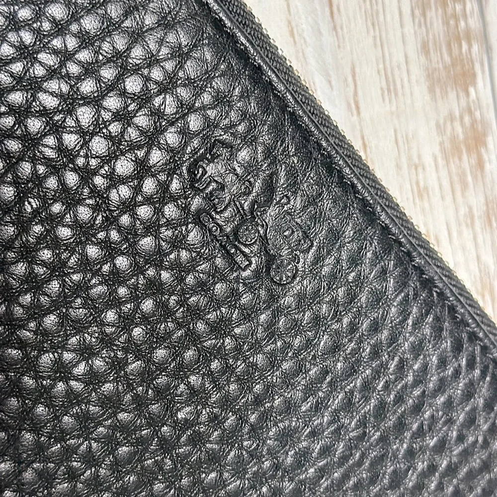 Coach Bleecker L Zip Wallet Black